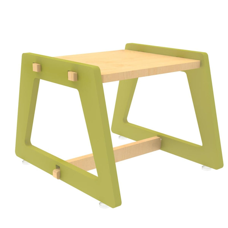 Charcoal Chikku Stool (Green)