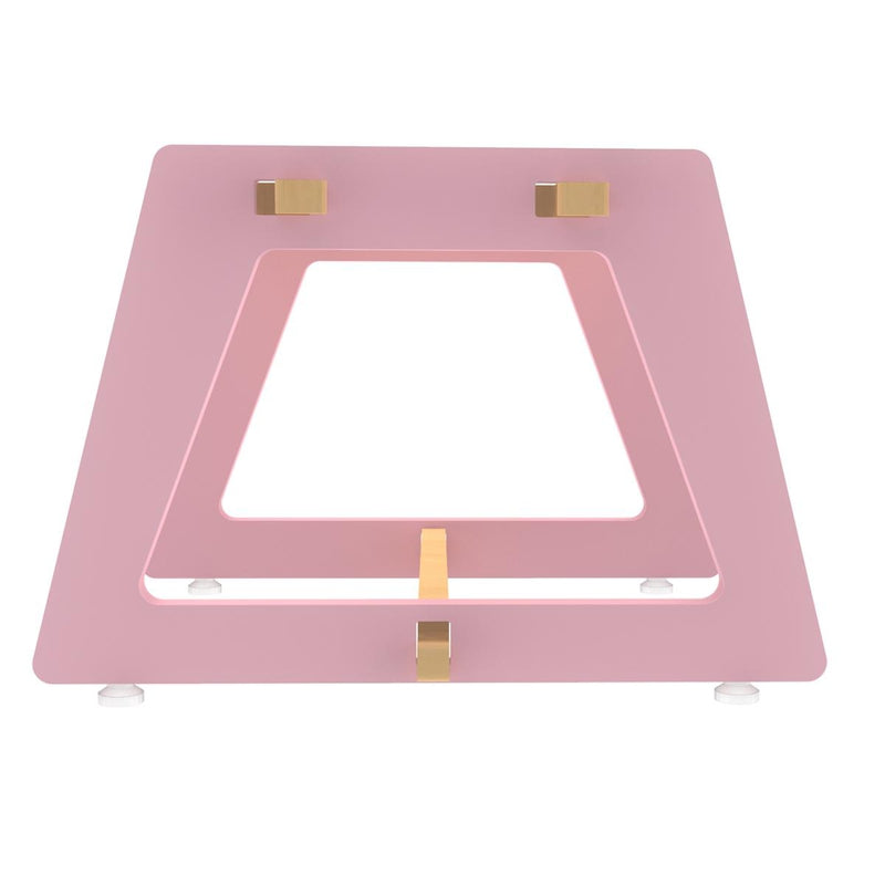 Charcoal Chikku Stool (Pink)