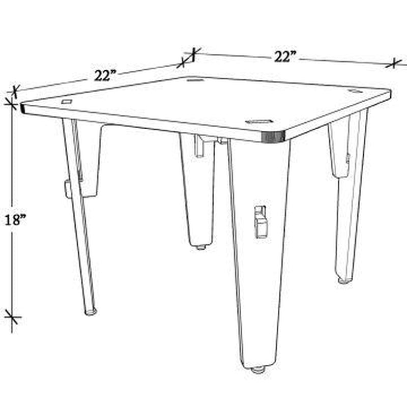 Lime Fig Table - 18"(Green) | COD not Available