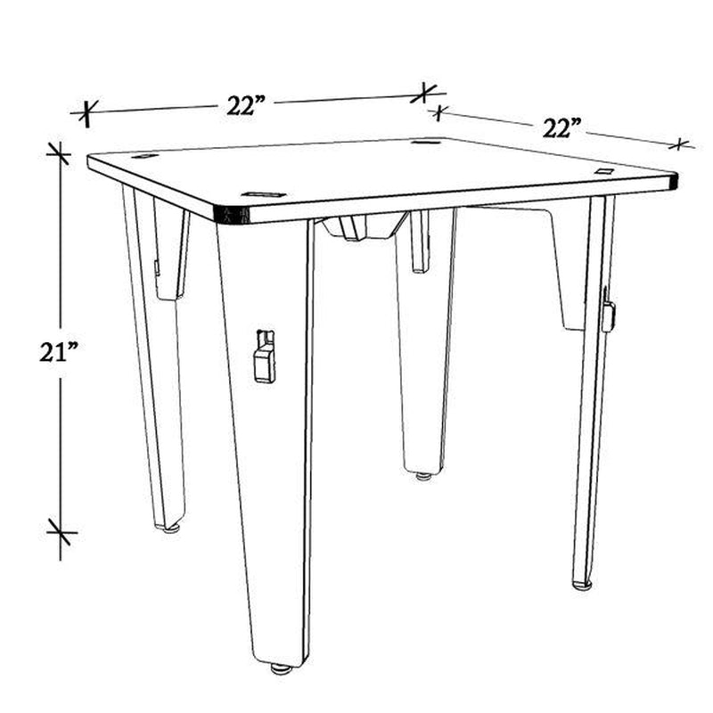 Lime Fig Table - 21"(Green) | COD not Available