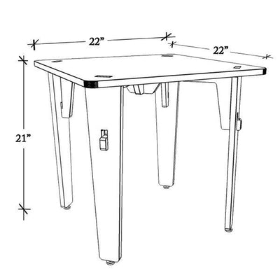 Lime Fig Table - 21"(Green) | COD not Available