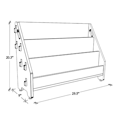 Ochre Olive Book Rack (L) Natural COD not available