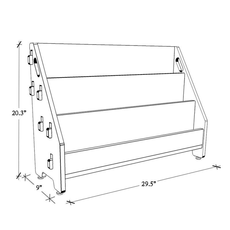 Ochre Olive Book Rack (L) Blue COD not available