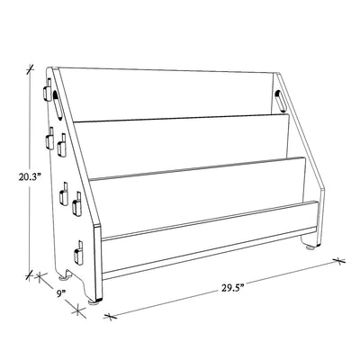 Ochre Olive Book Rack (L) Blue COD not available