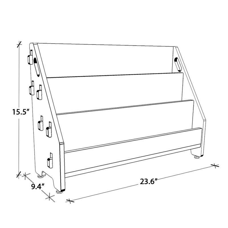 Ochre Olive Book Rack (M) Natural