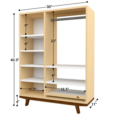 Purple Orchid Montessori Wardrobe (Natural) COD not available