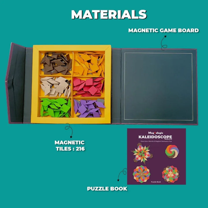 Toykraft Kaleidoscope Mandala Magnetic Puzzle | Creativity & STEM Skills