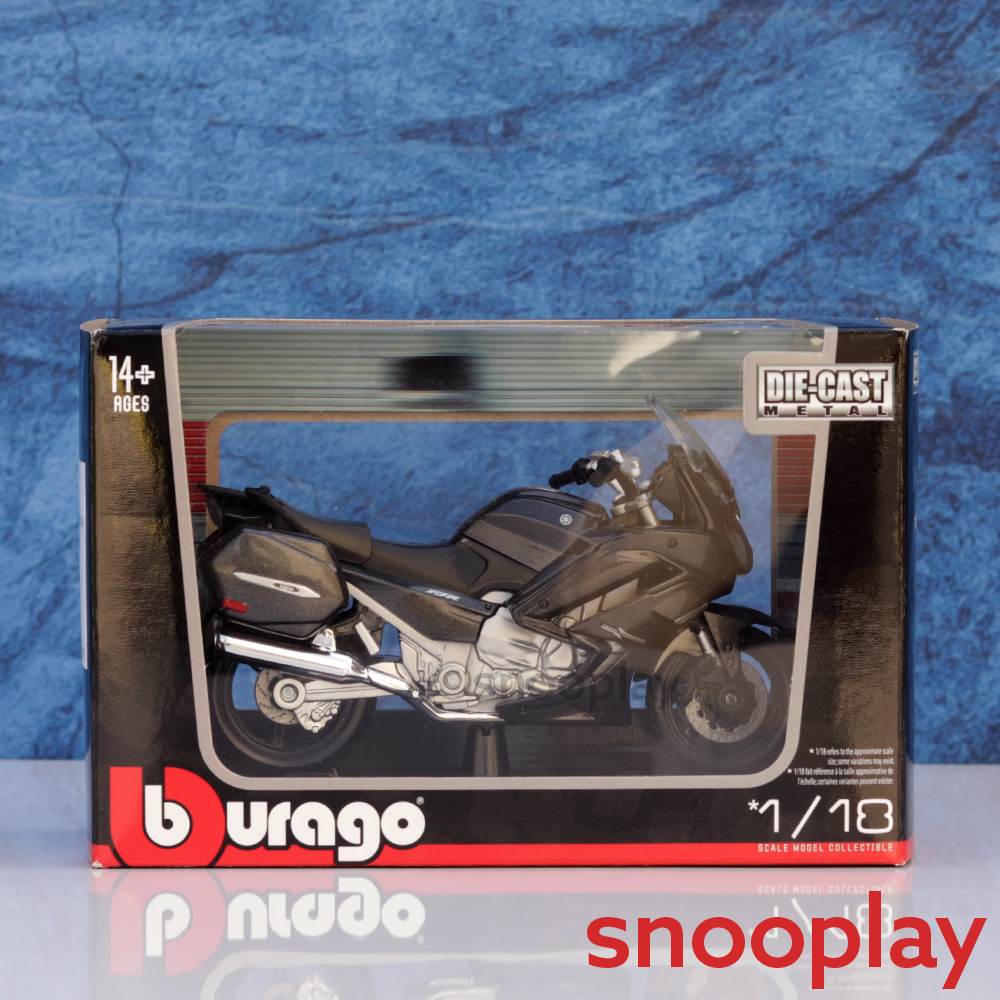 Bburago Original Yamaha FJR 1300 AS Licensed Diecast Bike | 1:18 Scale Model (14 Years Till Grown Ups)