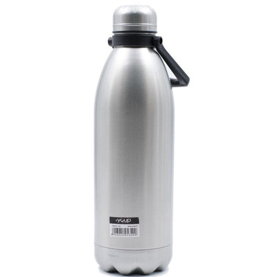 Youp Thermosteel insulated silver color Bottle with top handle OXFORD - 1500 ml