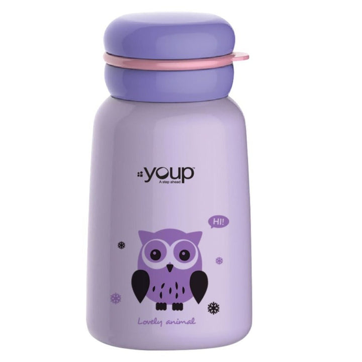 Youp Stainless steel insulated purple color kids water bottle YP302 - 300 ml