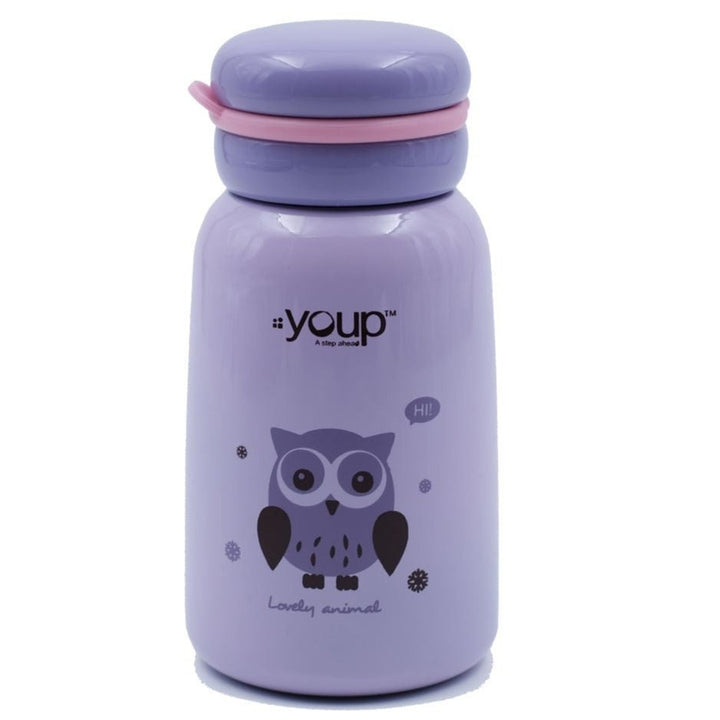 Youp Stainless steel insulated purple color kids water bottle YP302 - 300 ml