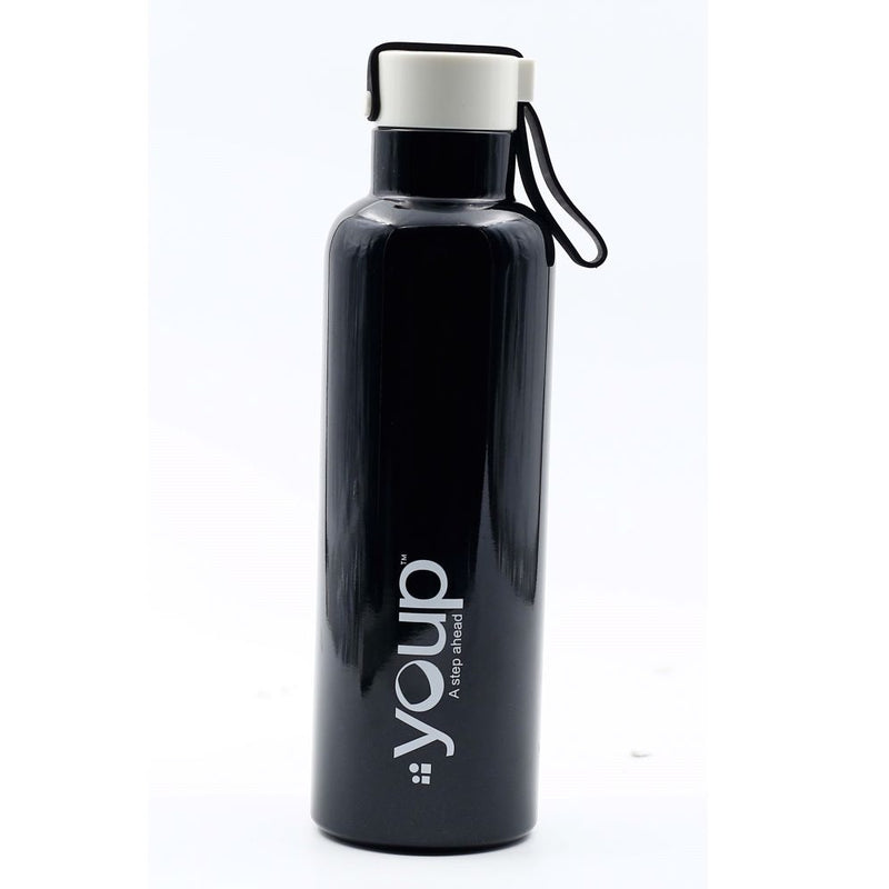 Youp Thermosteel insulated black color Bottle TWINKLE501 - 500 ml