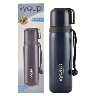 Youp Thermosteel insulated dark blue color Bottle YP504 - 500 ml