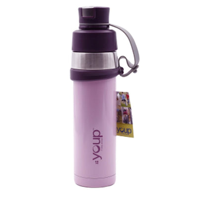 Youp Thermosteel Insulated Pink Color Water Bottle YP505 - 500 ml