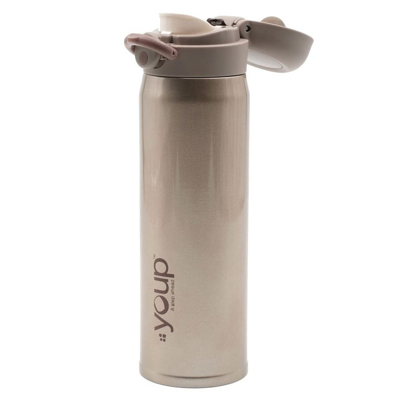 Youp Thermosteel insulated gold color water bottle LOL - 500 ml