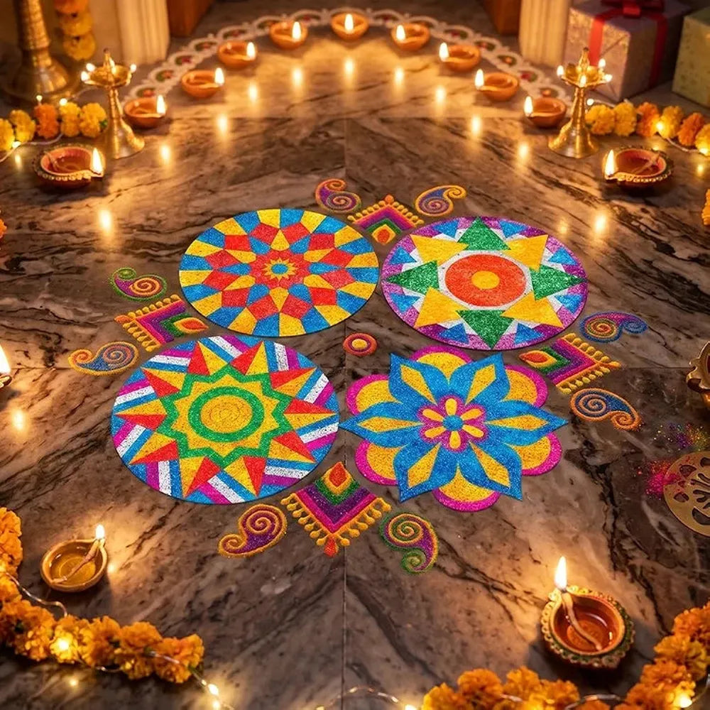 Toykraft Sand Art Rangoli Mandala - Creative Craft for Kids