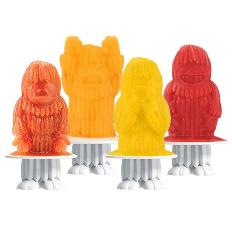 Ice Popsicle Moulds (Set of 4) - Yeti