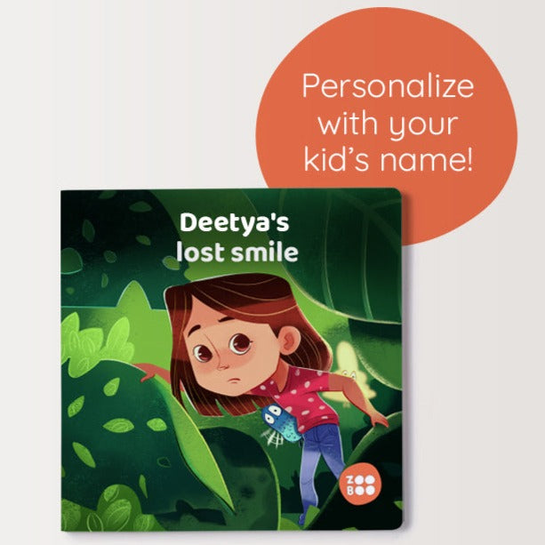 Personalised Story Book - Lost Smile (COD Not Available)