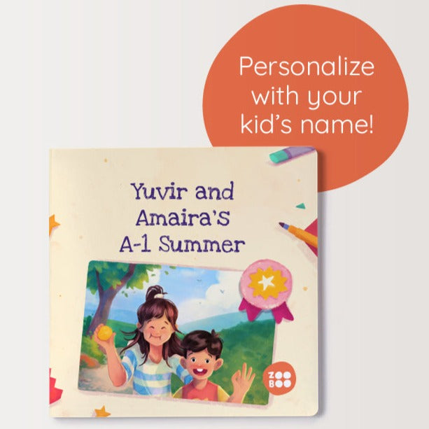 Personalised Story Book - A1 Summer (COD Not Available)