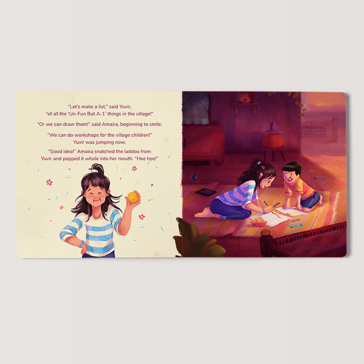 Personalised Story Book - A1 Summer (COD Not Available)