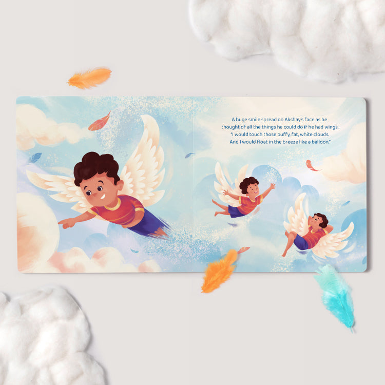 Personalised Story Book - Gets wings! (COD Not Available)