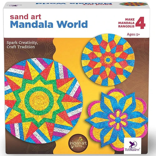 Toykraft Sand Art Rangoli Mandala - Creative Craft for Kids