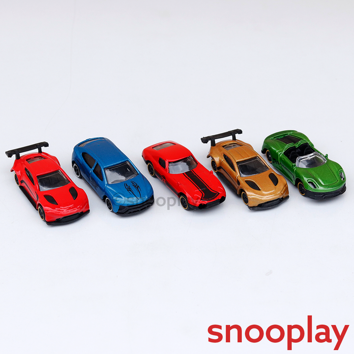 Zoom Wheelz Pack of 5 City Rangers-1 Diecast Cars | 1:64 Scale (7 Years till Grown Ups) | Assorted Colors
