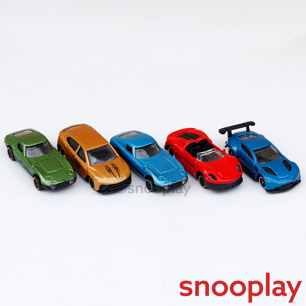 Zoom Wheelz Pack of 5 City Rangers-1 Diecast Cars | 1:64 Scale (7 Years till Grown Ups) | Assorted Colors
