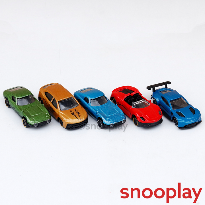 Zoom Wheelz Pack of 5 City Rangers-1 Diecast Cars | 1:64 Scale (7 Years till Grown Ups) | Assorted Colors