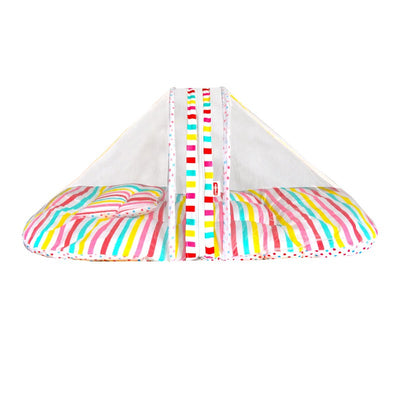 Baby Bedding Set with Mosquito net and Pillow (Stripes)