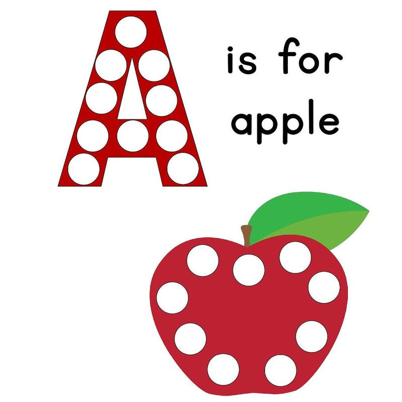 A-Z Alphabets Reusable Dot Sticker Activity Set