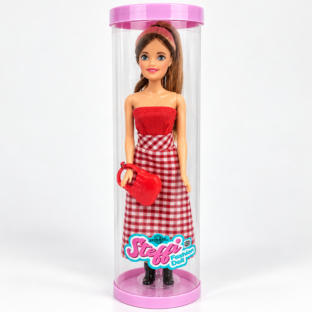SpeedAge Steffi Fashion Doll with Stylish Outfit & Handbag | Trendy Dress Up Doll for Girls | Pretend Play Toy for Kids