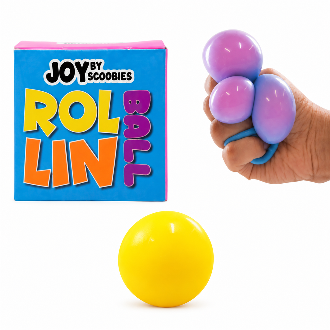 Scoobies Rollin Ball – Color-Changing Squishy Stress Relief Toy for Kids & Adults | 1 Piece