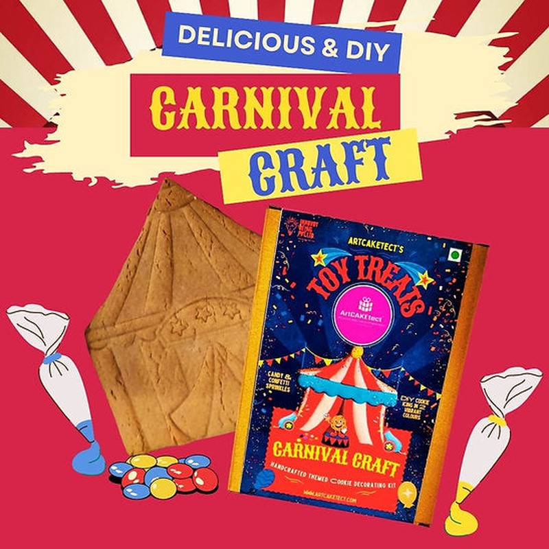 Carnival Craft Cookie Kit (DIY Cookie Decorating Set)