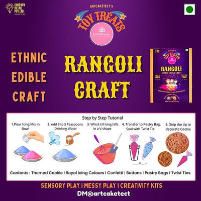 Rangoli Craft  (DIY Cookie Decorating Set)