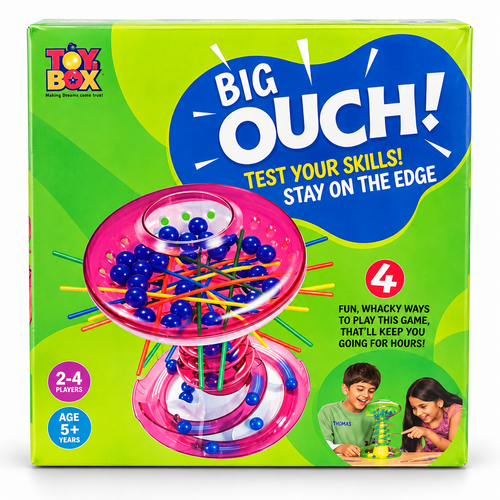 Toy Box Big Ouch! Skill & Balance Game for Kids | 2–4 Players | 4 Fun Ways to Play