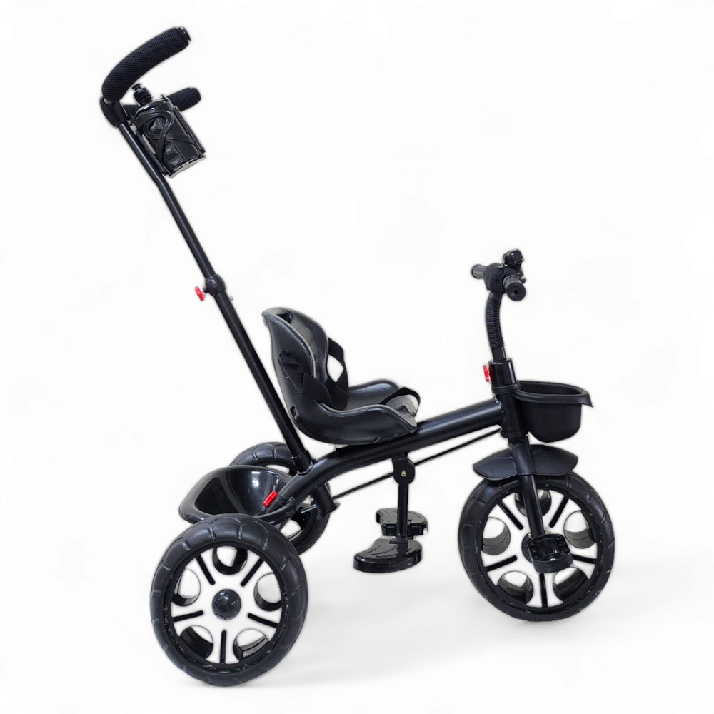 T002 Baby Tricycle with Parental Handle MW | Black | COD not Available