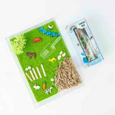 Farm Animals Sensory Bin Jar for Kids | 2 to 5 Years