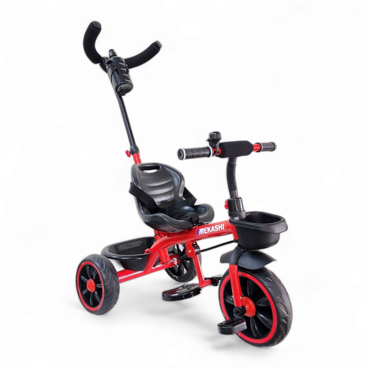 T002 RW Baby Tricycle with Parental Handle | Red | COD not Available