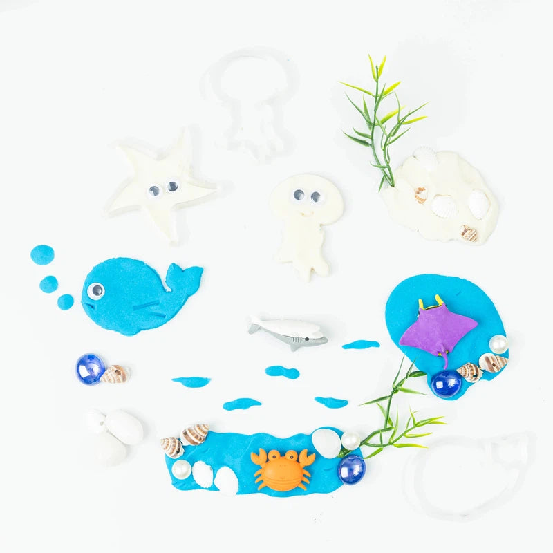 Ocean Animals Clay Activity Kit | Sea Creatures Themed | 2 to 4 Years