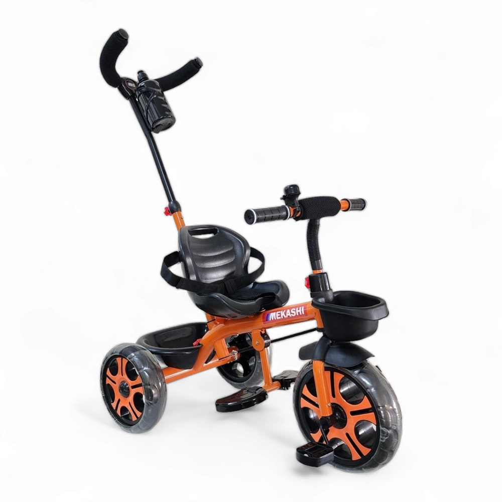 T002 Baby Tricycle with Parental Handle MW | Orange | COD not Available