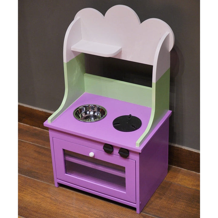 Personalised 26 Inches Mini Kitchen Pretend Play Set Pink (3-5 Years) | COD Not Available