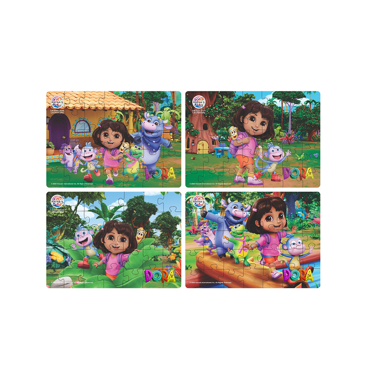 Ratna'a 4 in 1 Dora Jigsaw Puzzle – 140 Pieces