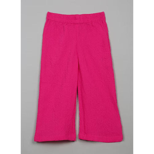 Saka Designs Ethnic Girls Pink Flare Pants