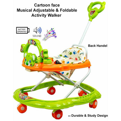 Panda 555 Musical Activity Walker (Green)