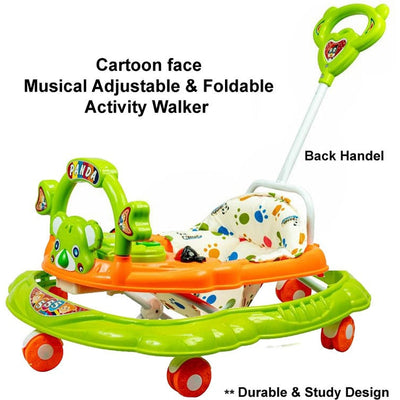 Panda 555 Musical Activity Walker (Green)