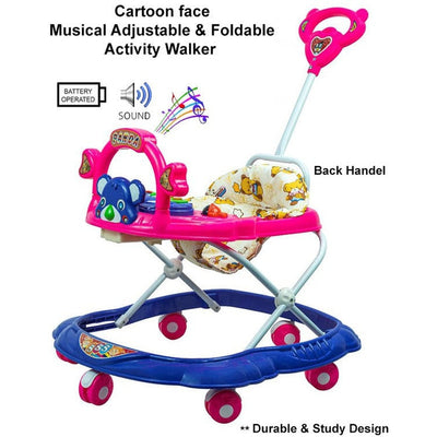 Panda 555 Musical Activity Walker (Pink)