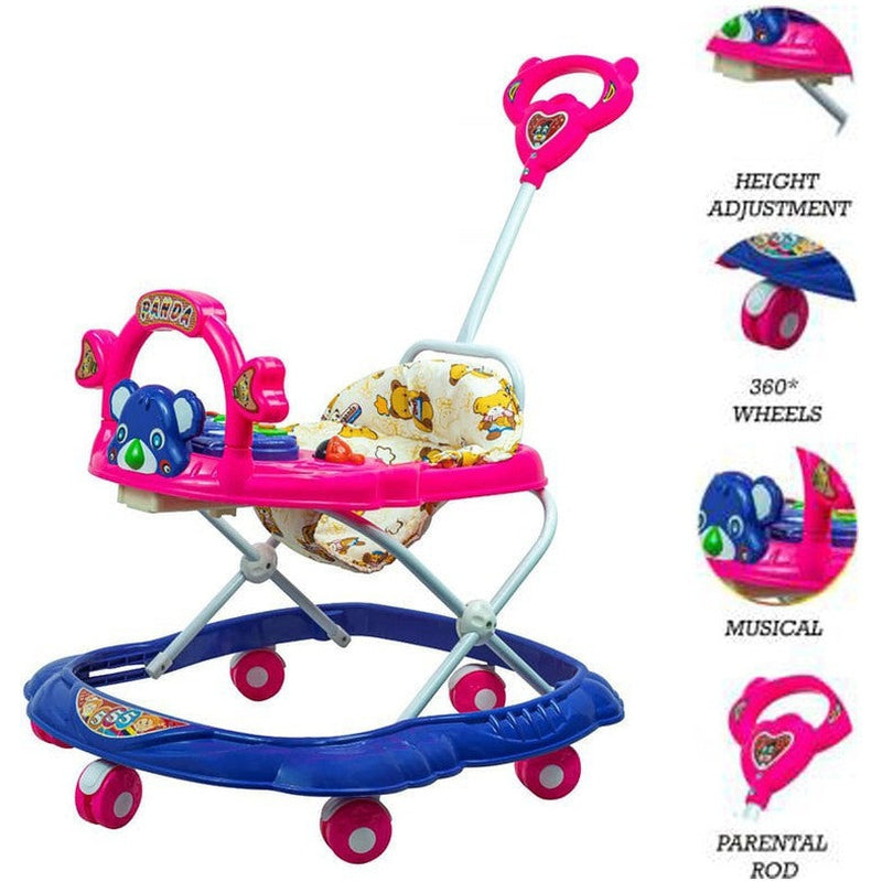 Panda 555 Musical Activity Walker (Pink)