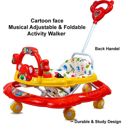 Panda 555 Musical Activity Walker (Red)