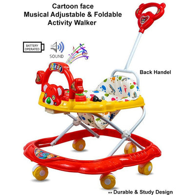 Panda 555 Musical Activity Walker (Red)